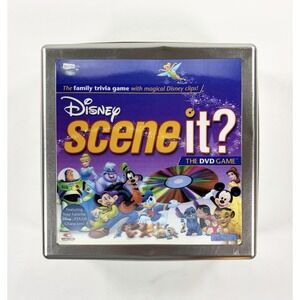 Vintage Disney Scene It? The DVD Game 1st Edition 2006 Collector's Tin Complete